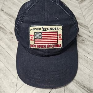 Over Under Not Made In China Truck Snapback Mesh Navy